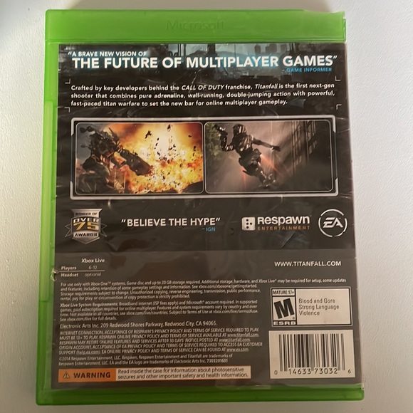 XBOX ONE TITANFALL like new video game - Picture 2 of 6